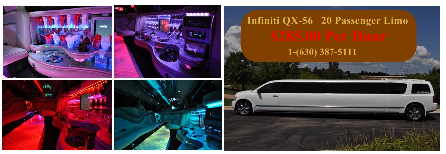 Infiniti QX-56 Stretch Limousine Chicago